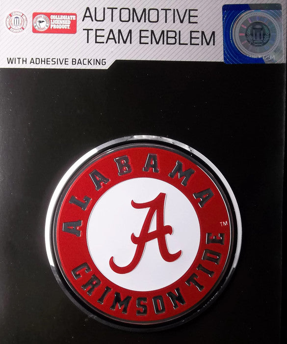 NCAA University of Alabama - Alabama Crimson Tide Auto Emblem - Color