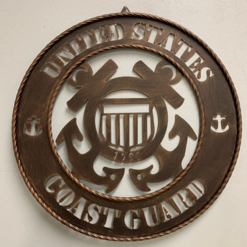 Texas Decor - Metal A18117 Coast Guard 18''
