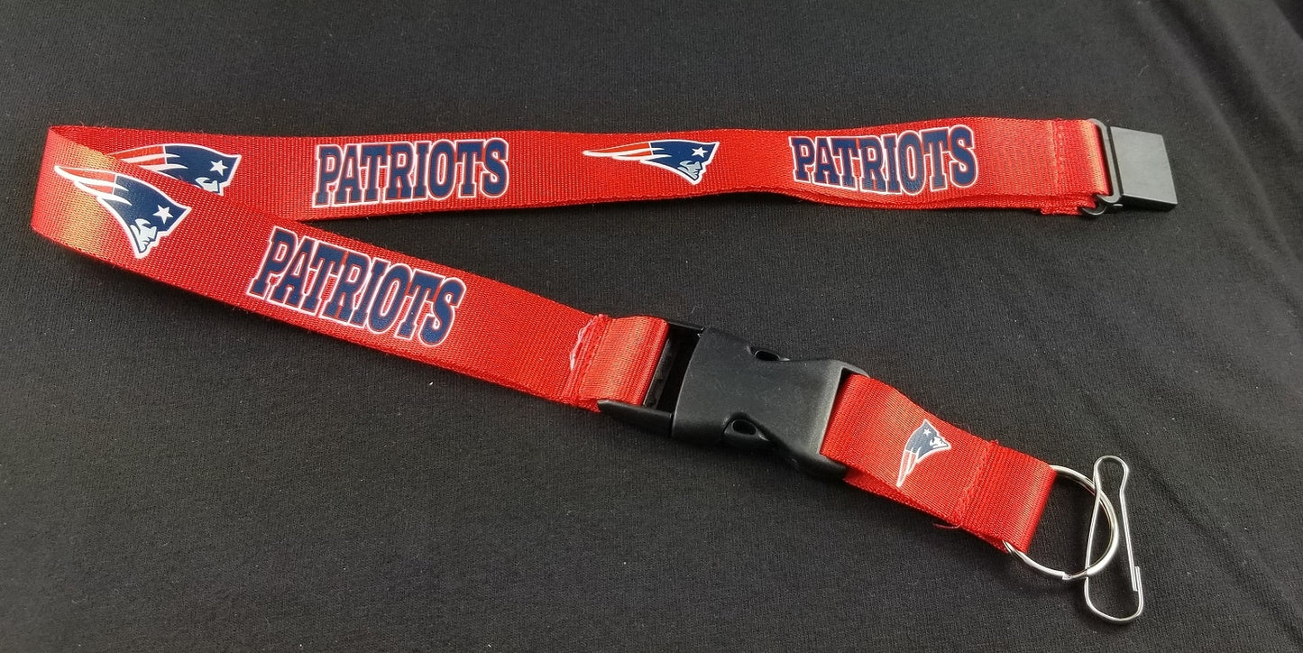 NFL New England Patriots Lanyard - Blue