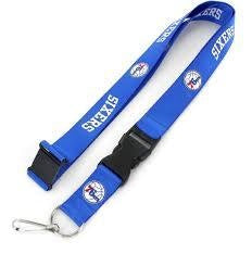PHILADELPHIA SIXERS LANYARD BLUE