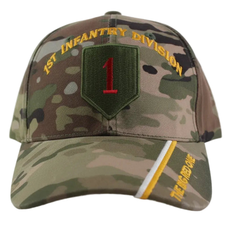 United States Army Hat 1st Infantry Division-Digi Camo CAP619C