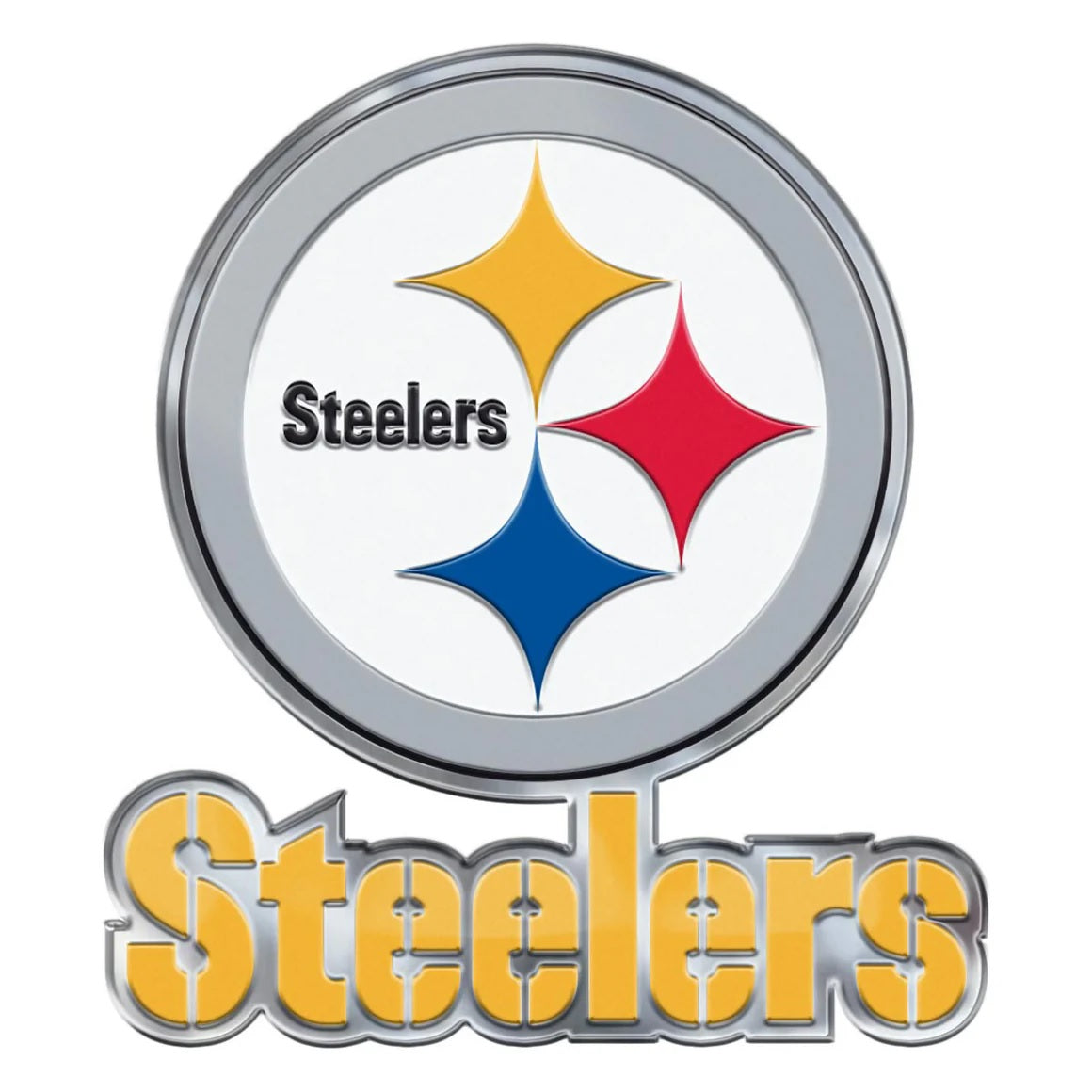 NFL STEELERS-AUTO EMBLEM NEW
