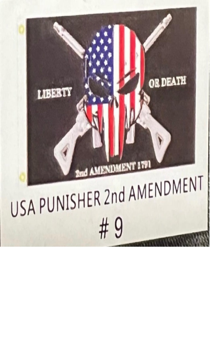 Flag - U.S.A. Punisher 2ND AMENDMENT
