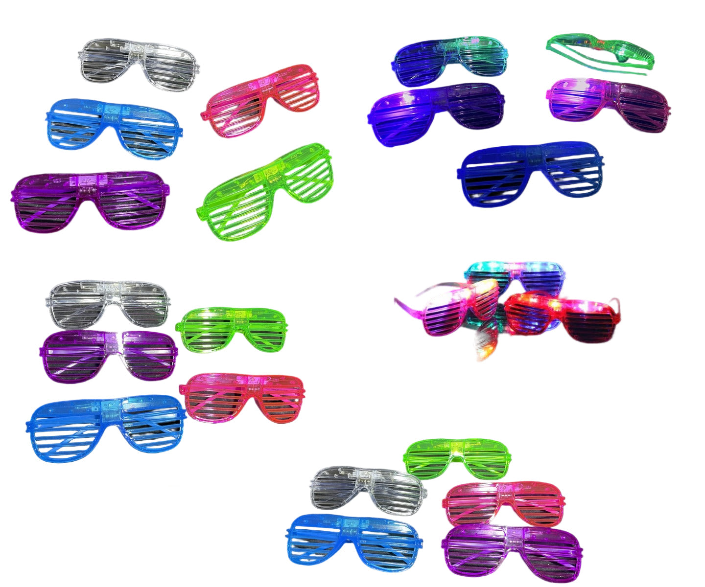 SHADOW GLASSES LIGHT UP, SOLD BY THE DOZEN