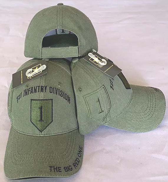 UNITED STATES ARMY 1ST INFANTRY DIVISION HAT OLIVE DRAB