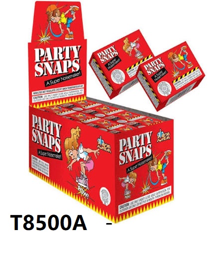 Snappers (Bang snaps), 50 boxes per display box