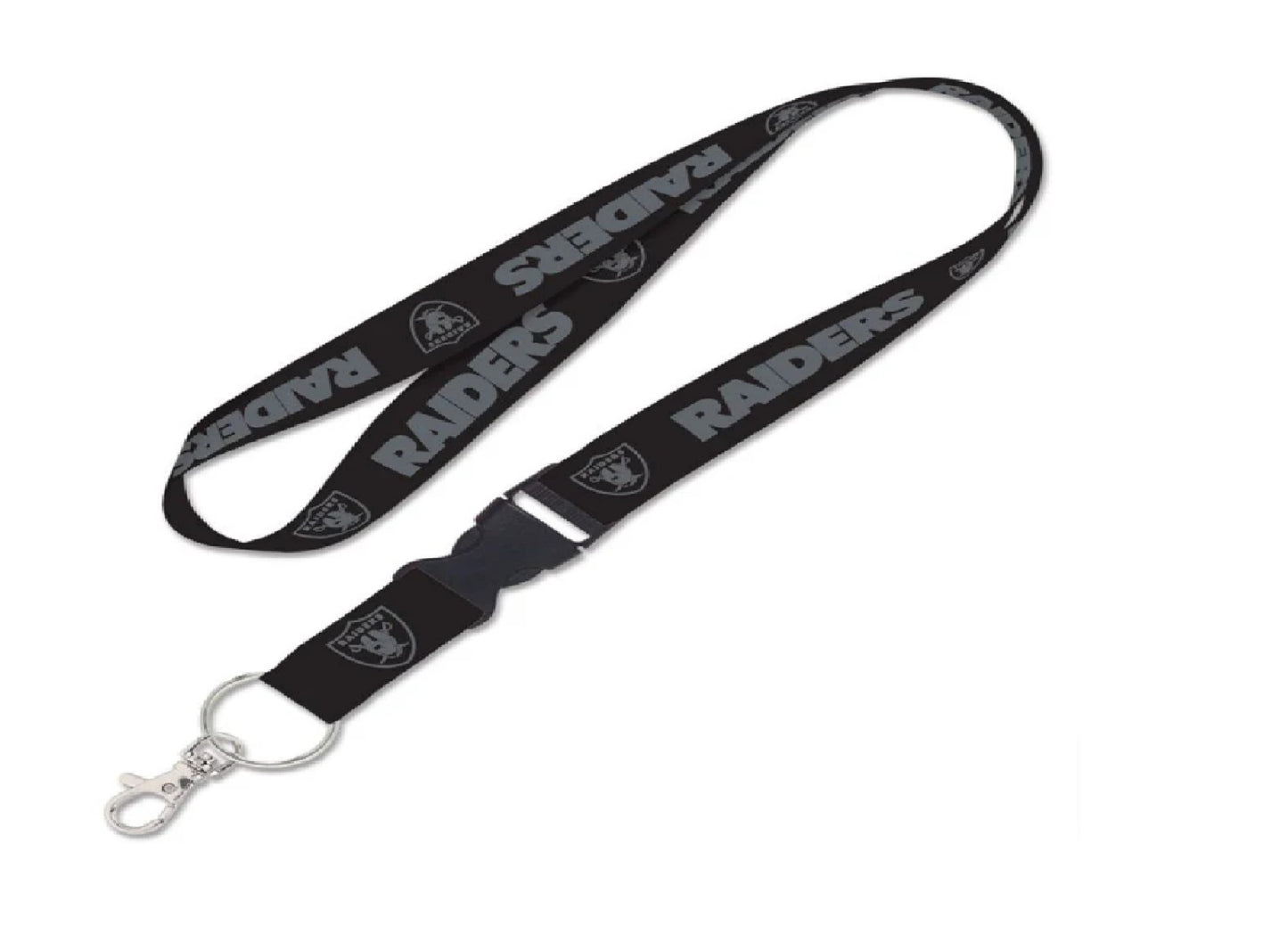 RAIDERS-LANYARD BLACK 2604