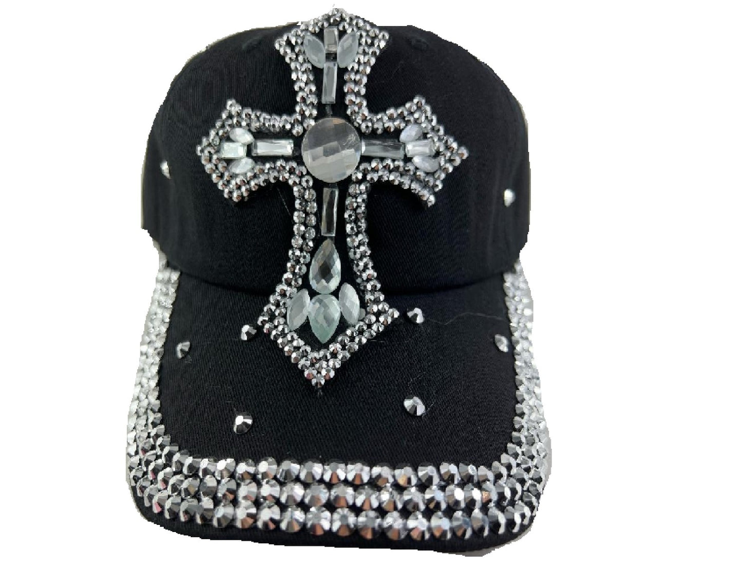 CAP-CROSS RHINESTONE HT277X180E