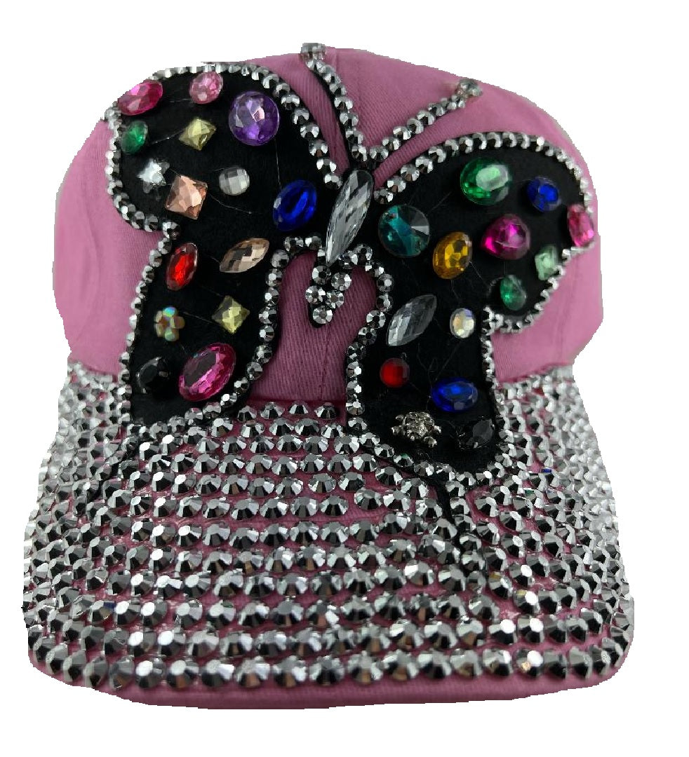 CAP-BUTTERFLY PINK HT277X297P