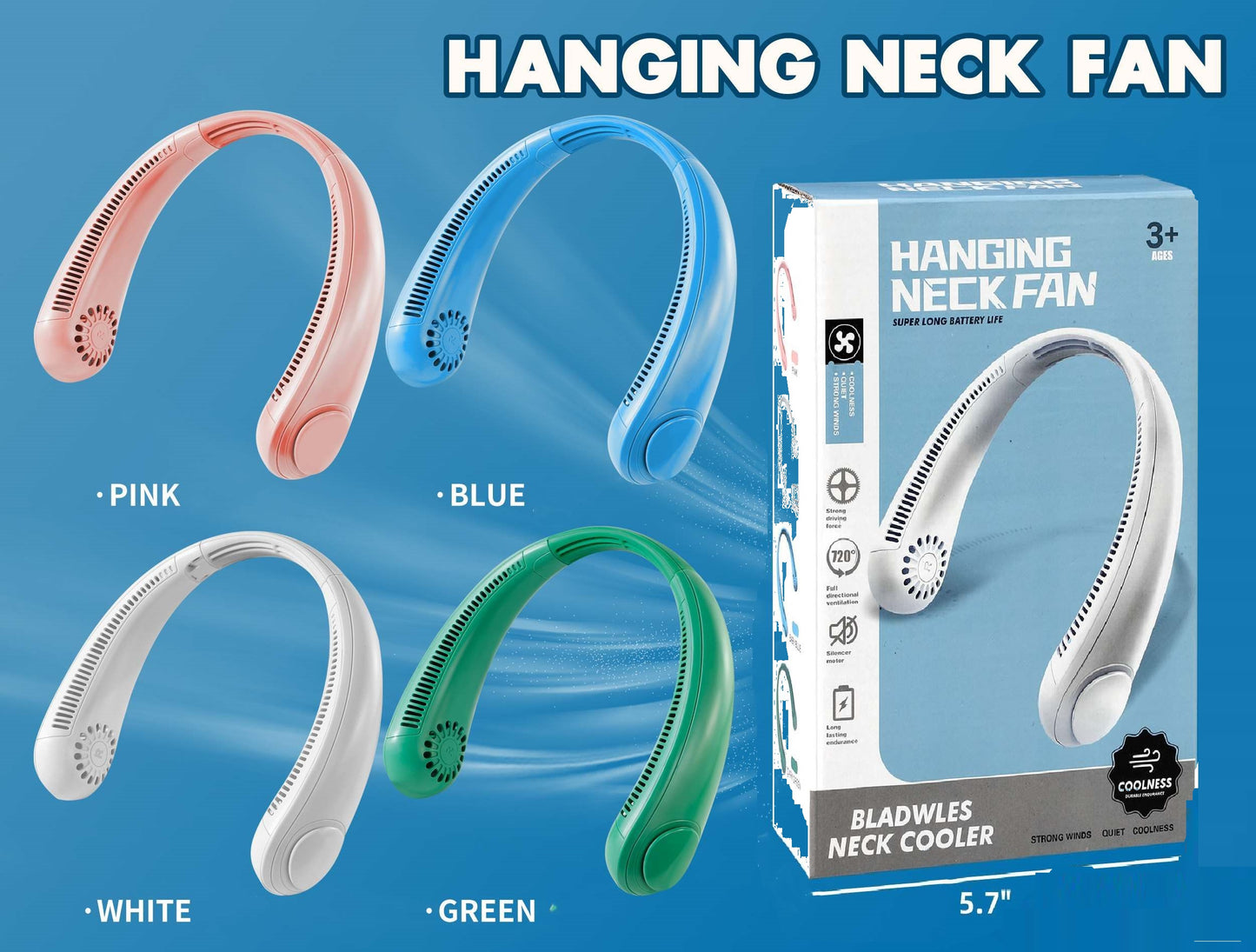 NECK FAN VANELESS