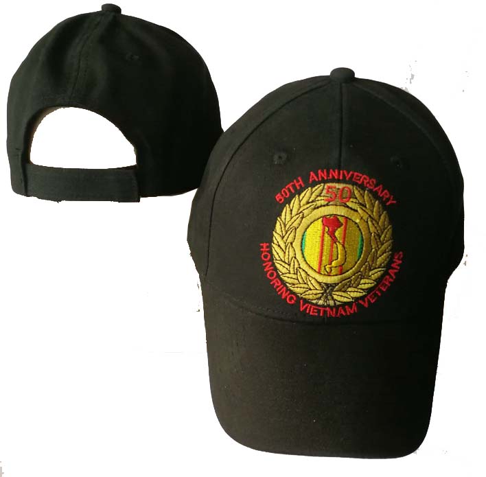 VIETNAM WAR 5OTH ANNIVERSARY HAT G1099