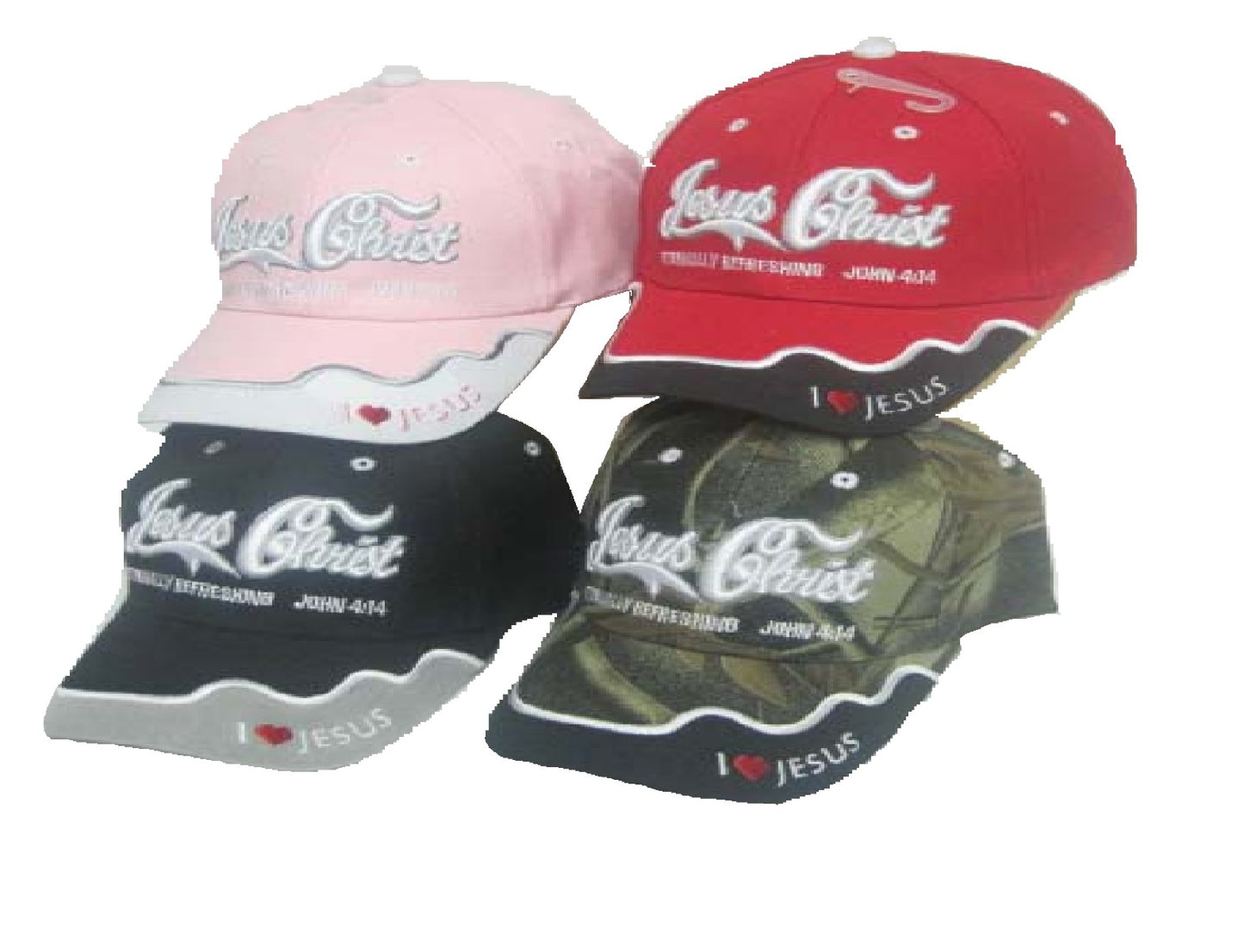 CAP-JESUS CHRIST REFRESHING CAP818A ASSORTED COLORS