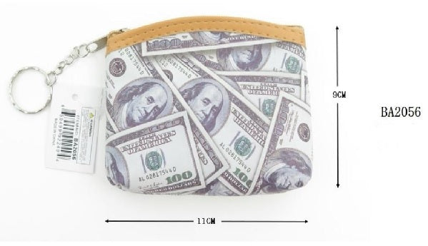 COIN PURSE SOLD BY THE DOZEN BA-2056, $100 BILL