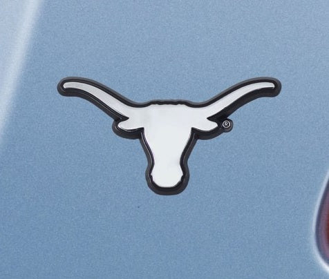 UT LONGHORN AUTO EMBLEM CHROME