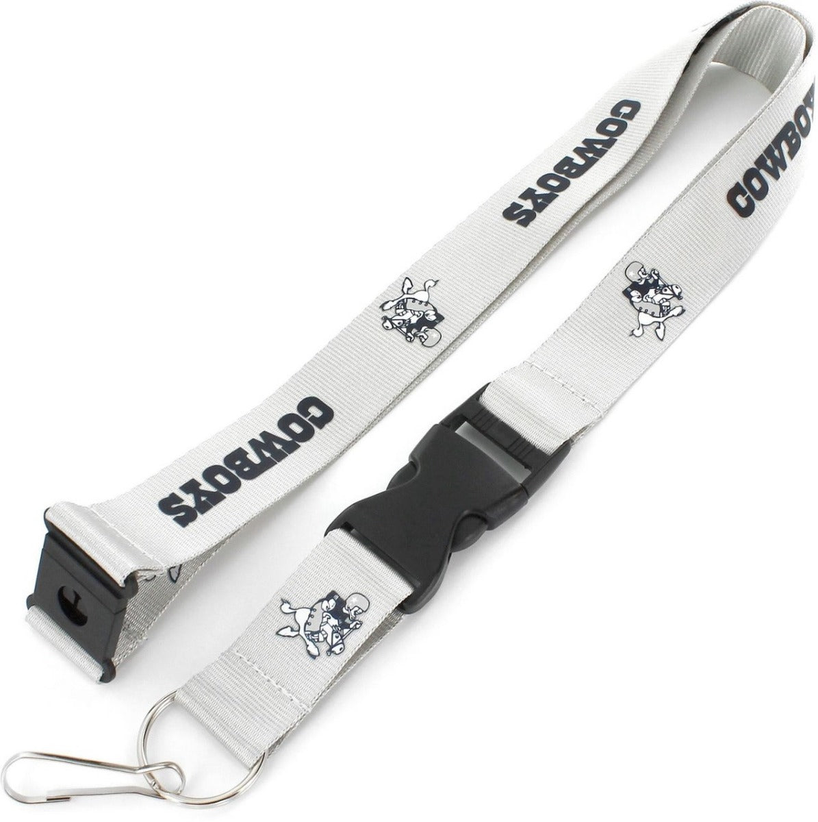 DALLAS COWBOYS-LANYARD GREY THROWBACK