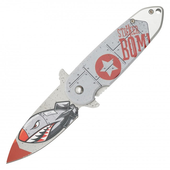 KNIFE PWT468B 4.25IN ATOMIC BOMB
