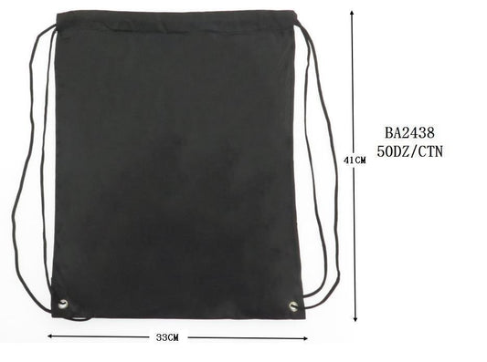 DRAWSTRING BACKPACKS SOLD BY THE DOZEN BA2438