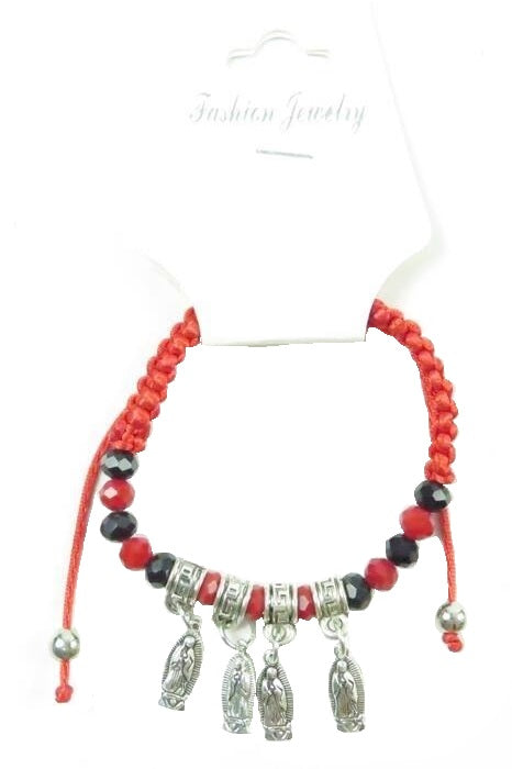 BRACELET BL-418 GUADALUPE CHARM, SOLD BY THE DOZEN