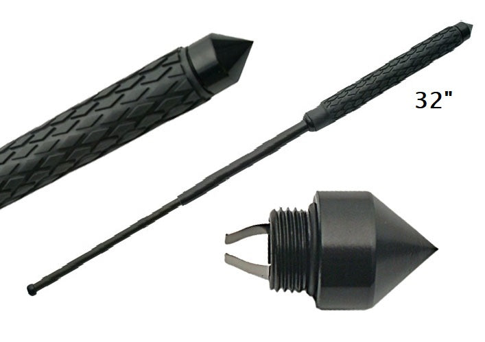 Steel Baton w/ Window Breaker BTGB-32'