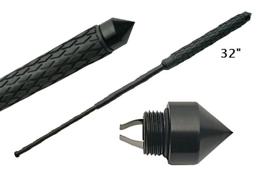 Steel Baton w/ Window Breaker BTGB-32'