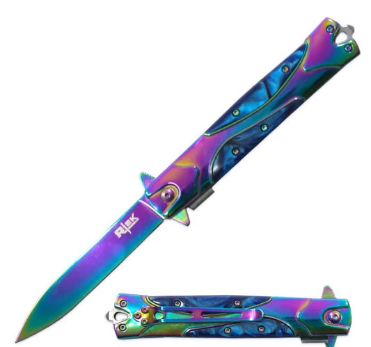 KNIFE RT-5003BLRB 4.5 IN BLUE