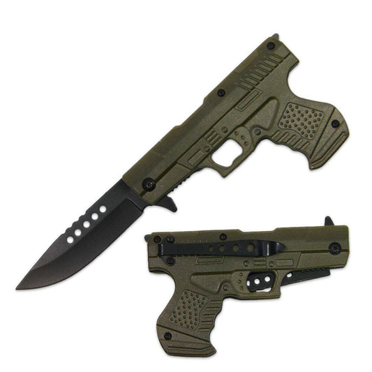 KNIFE PT1633-GN 4.5 IN DESERT GR