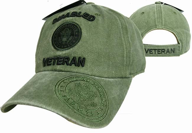 ARMY HAT DISABLED WASH OD 503G