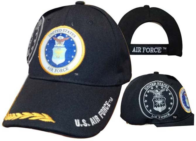AIR FORCE HAT SEAL W/LEAF 603BB