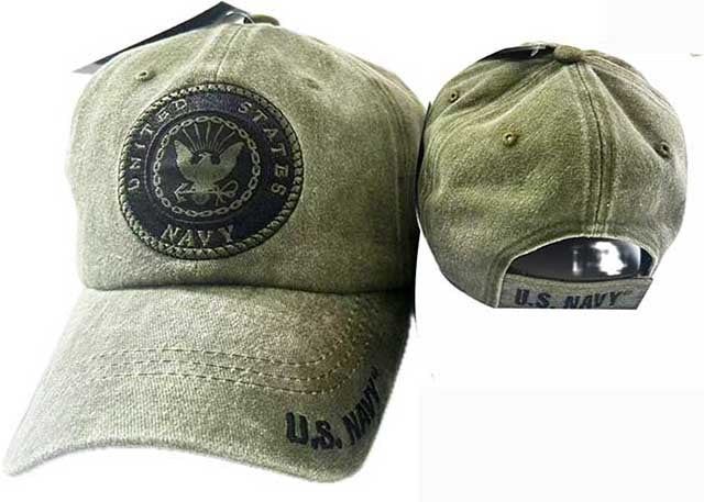 NAVY HAT WASH OD CAP504BG