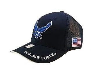 United States Air Force Hat Wings Logo - Mesh A04AIA19-NAV