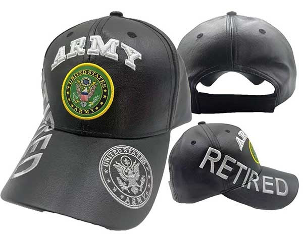 ARMY HAT RETIRED SEAL PU 521AP