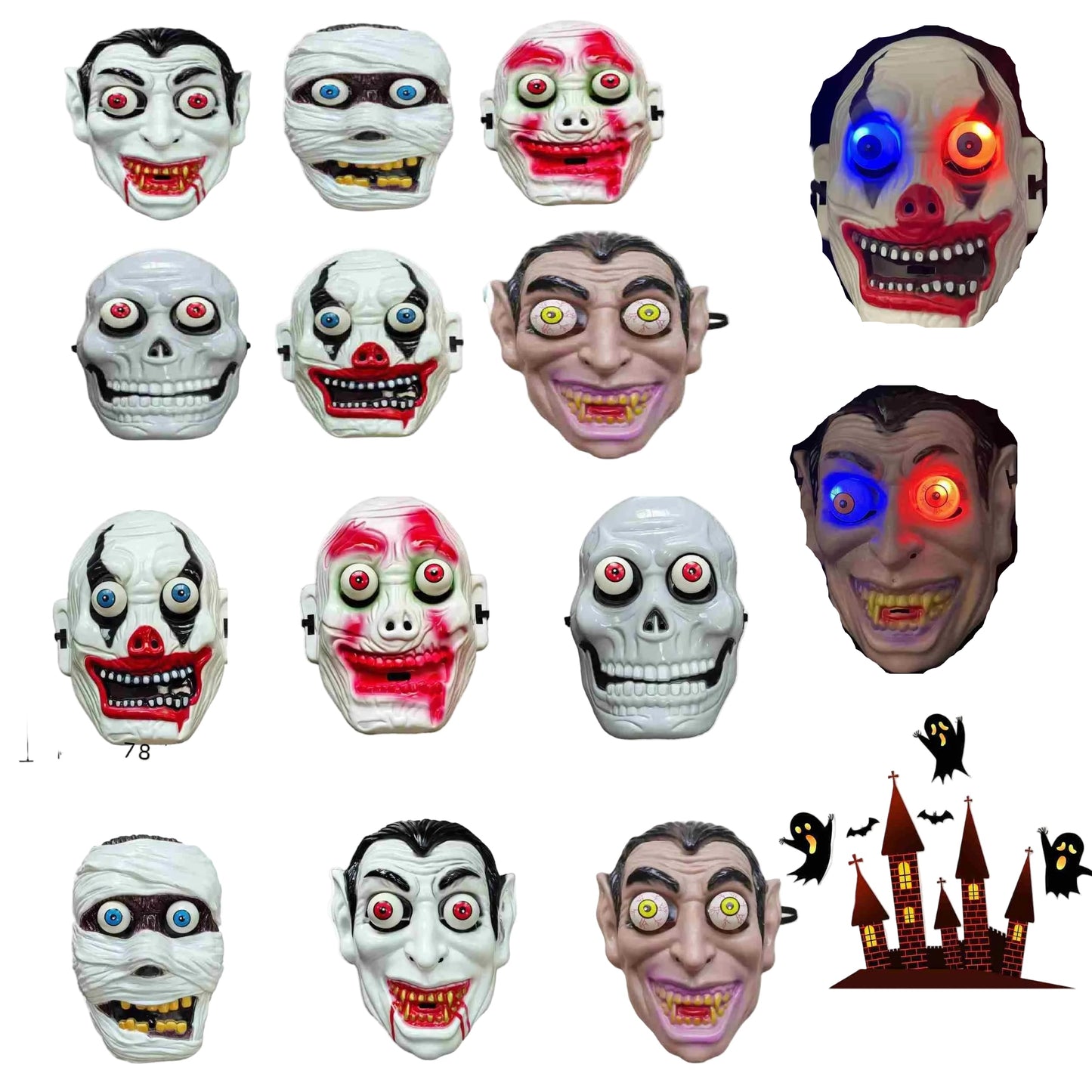 MASK LED HORROR 3462
