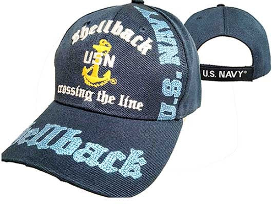NAVY HAT SHELLBACK CROSS CAP530