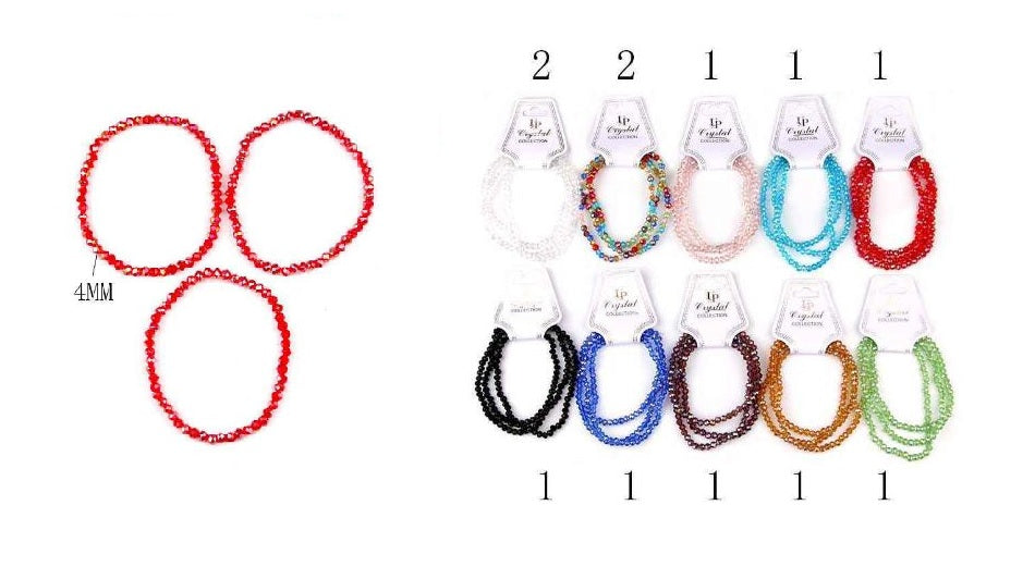 BRACELET YBT-4962RAB-SOLD BY THE DOZEN