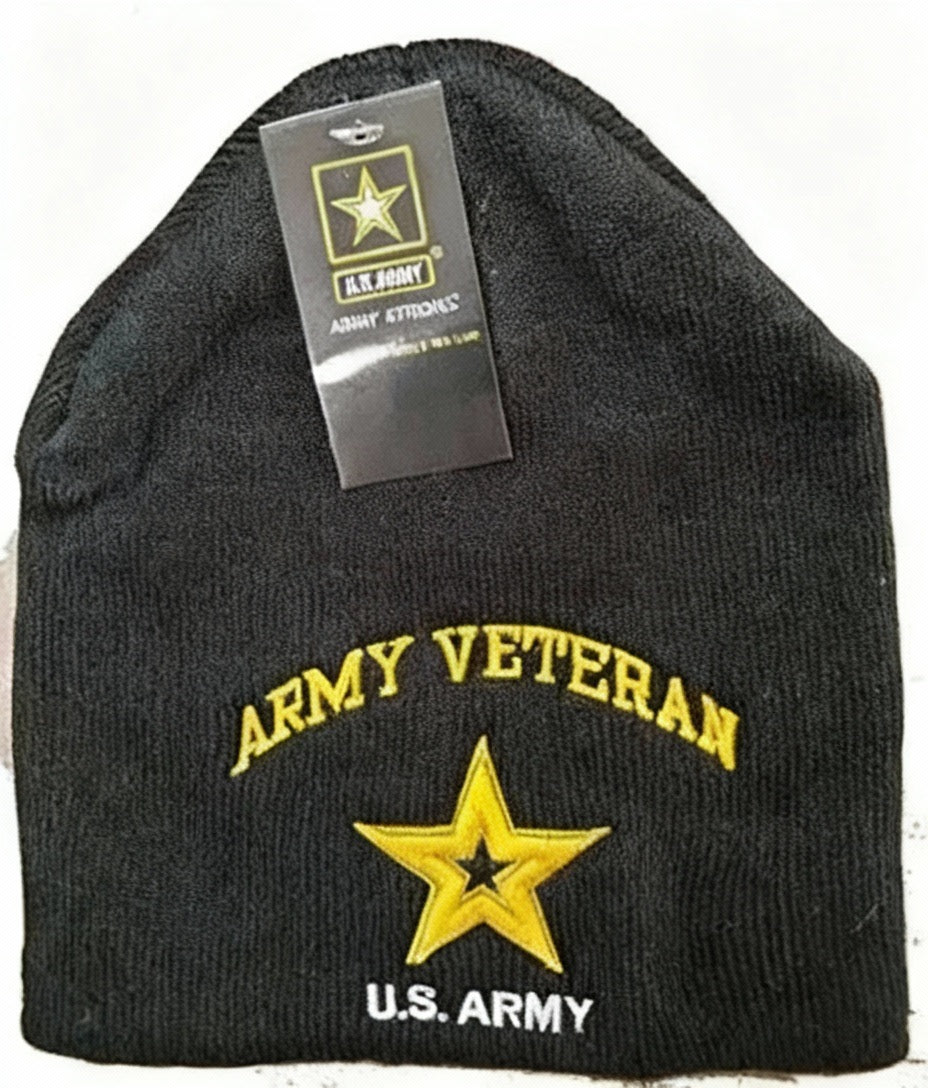 ARMY BEANIE VET AND STAR 581A