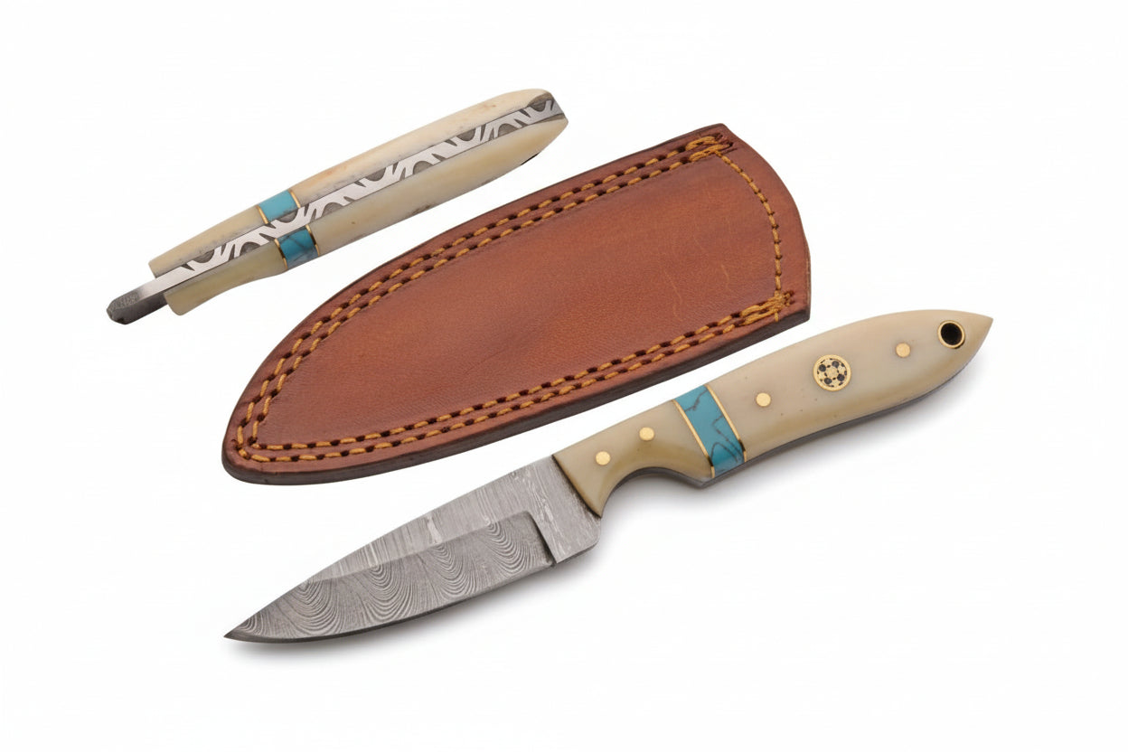 KNIFE DM-1415 7.25 IN BONE DAMAS