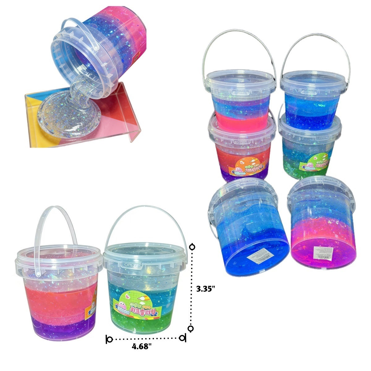 SLIME GLITTER 500G HB-260