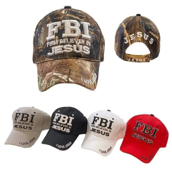 CAP-FBI JESUS NEW HT25 (ONLY SOLD ASSORTED)