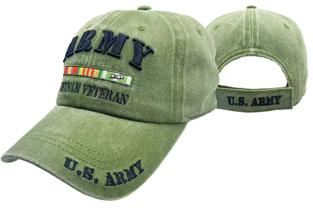 ARMY HAT VIET VET WASH OD 687AG