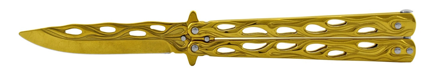 KNIFE ABK6602GD BUTTERFLY GOLD