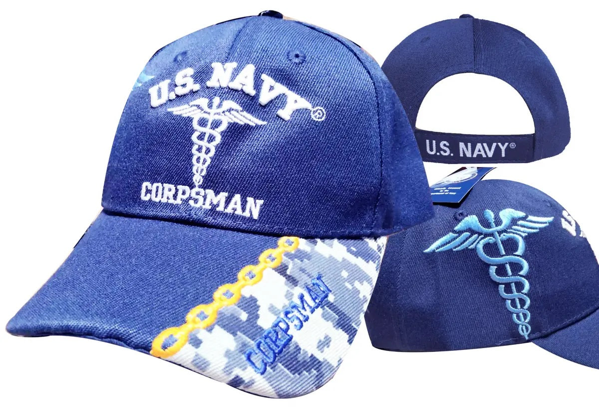 NAVY HAT CORPSMAN BRIM 602WA