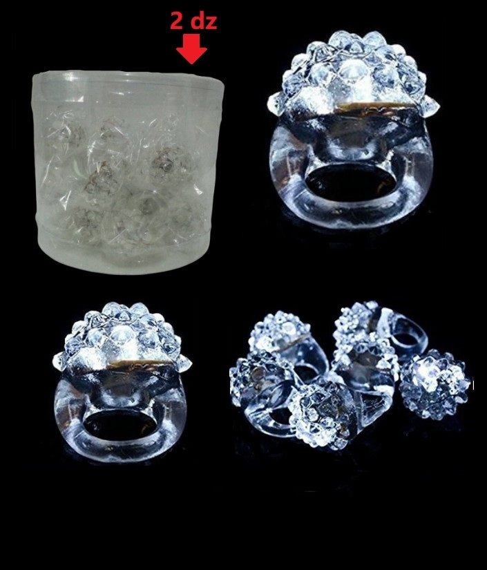 FLASHING RINGS WHITE 25068W