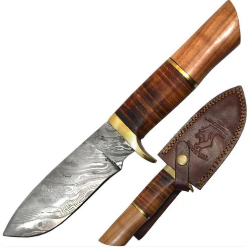KNIFE HKDB-33 10 IN BONE DAMASCU