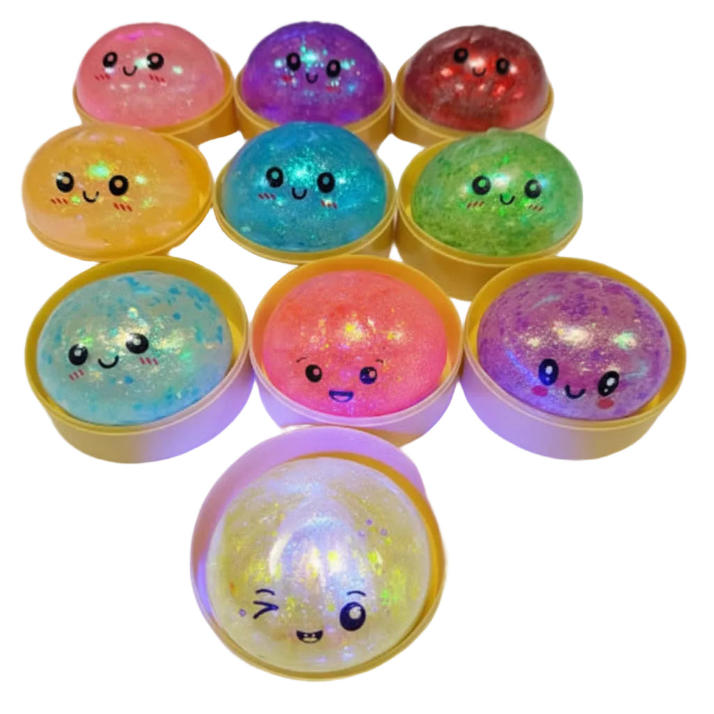 GLITTER DUMPLING W/LIGHT-SOLD BY DOZEN ONLY