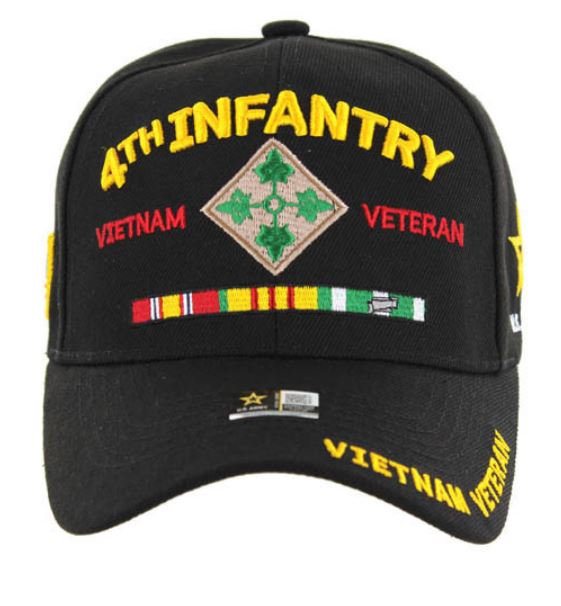 ARMY HAT 4TH INFANTRY VIET VET
