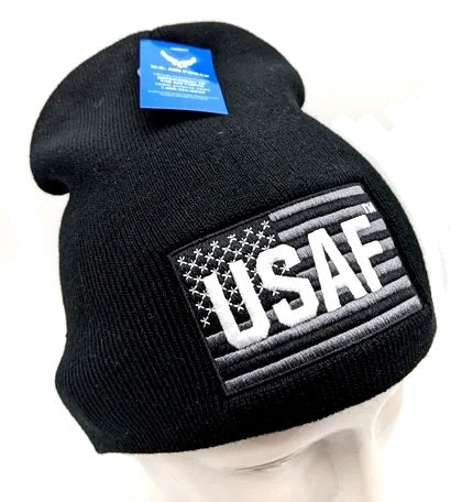 Military Beanie - U.S. Air Force - USAF Flag ATop 603F
