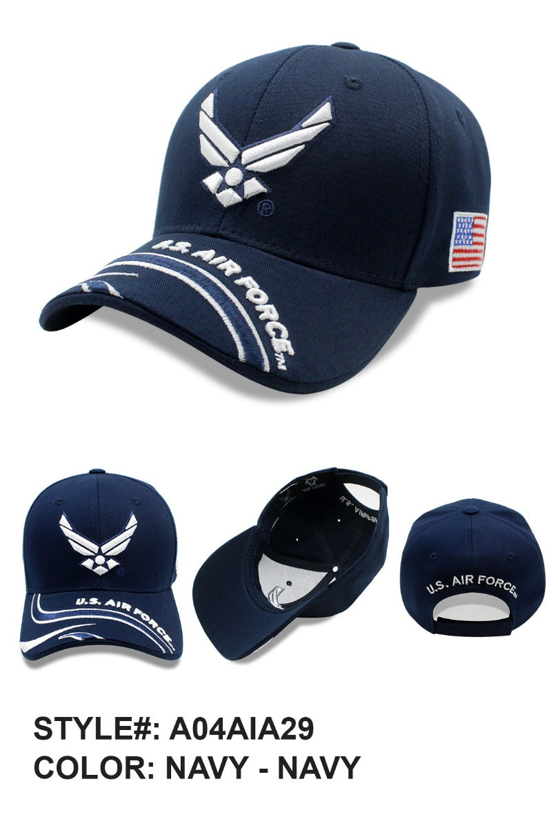 United States Air Force Hat - Wings ''U.S AIR FORCE'' On Bill A04AIA29-NAV