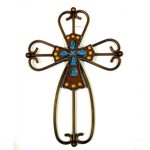 Texas Decor - Metal & Resin Cross LG17007