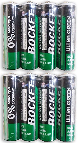 AA Battery / AA Batteries - Rocket Brand - Sold by the Box (24 Batteries per box)