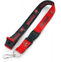 NFL Tampa Bay Buccaneers - BK/RD Reverse Lanyard